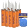 MasterSeal NP1 White 10.1oz Polyurethane Sealant- Pack of 12 with