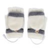 1 Pair USB Heated Gloves Mitten Winter Warm Full Finger