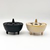 Cast Iron Incense Burner with 9-Hole Copper Incense Holder -
