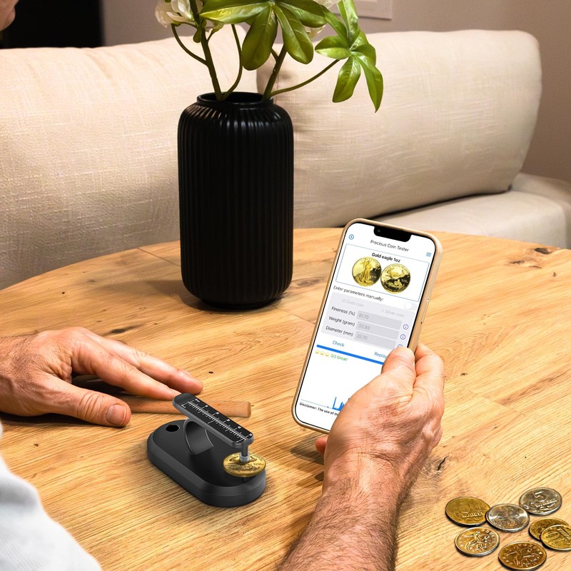 Coin Ping Tester - Resonant Ping Sound Detection and Diameter