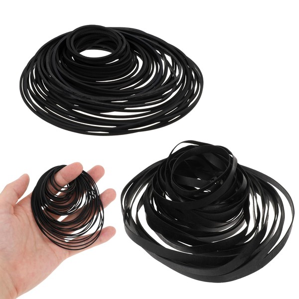 100 Pcs Recorder Rubber Belts 40-135mm Arcade Belt Cassette Tape