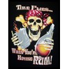 Shawprint Limited Time Flies When Your Having Rum RETRO METAL