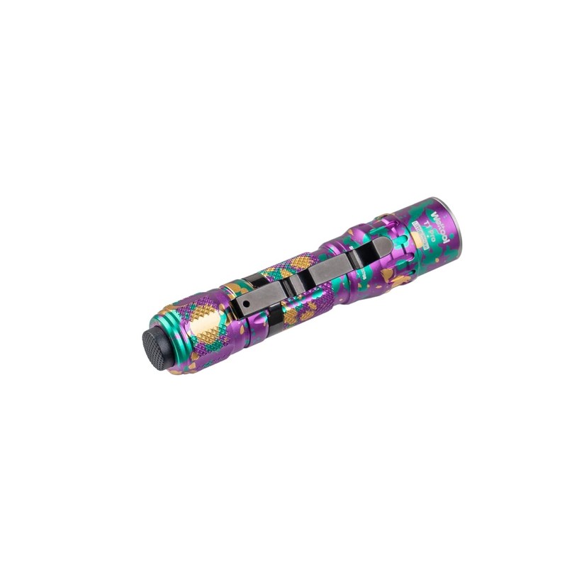 Weltool T1 Pro Mini Flashlight with Pocket Clip,Throwing Distance 313