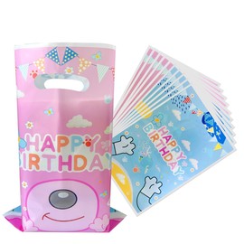 NF ORANGE 30PC Pink Dog Party Favor Bags，Pink Dog Party Decorations，Pink Dog Birthday Party Supplies (Pink)