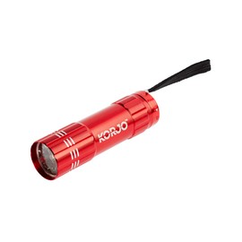 Korjo LED Pocket Torch, for Travel, Red
