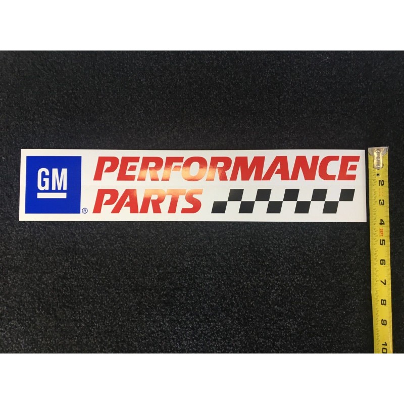 GM Performance Parts Original Racing Stickers 5 Pack size 18x
