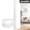 Floor doorstop CLEAR "L40mm/H14mm"