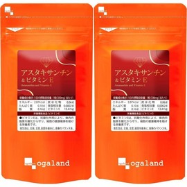 Ogaland Astaxanthin Vitamin E 90 capsules (2) / 오가랜드 아스타잔틴 비타민E 90캡슐 2개