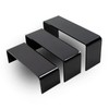 Acrylic Plinths - Set of 3 Nesting Plinth Riser Steps
