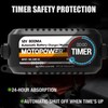 MOTOPOWER MP00205C 12V 800mA Automatic Battery Charger, Battery Maintainer, Trickle
