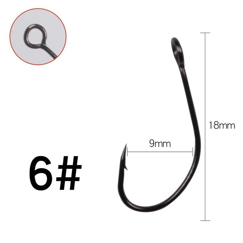 Trout Spoon Hooks, Pack of 12, Trout Hooks, Indicator Hooks,