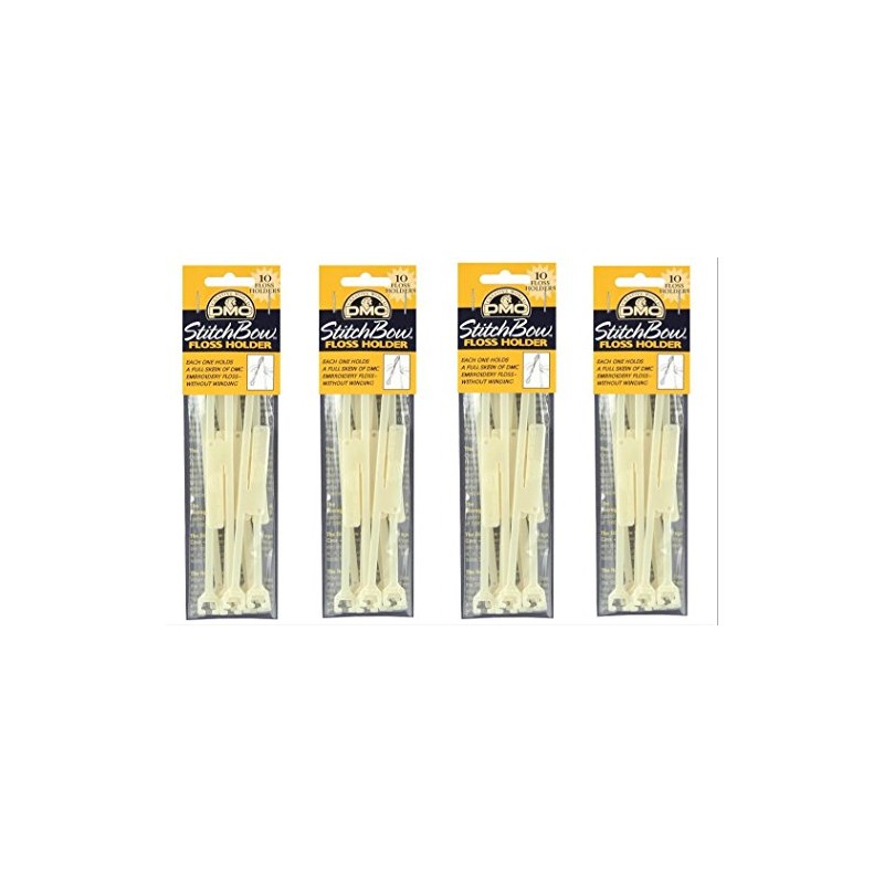 Paquete de 4 soportes para hilo dental: paquete de 4