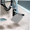 COLLBATH 2pcs Wheelchair Footrest Replacement Heavy Duty Leg Rest Pedal