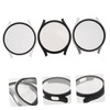 WOONEKY 3pcs Full Coverage Watch Cases Tempered Screen Protectors for
