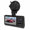 3 Cameras Dash Cam Touched Screen Clear Car Rearview Mirror