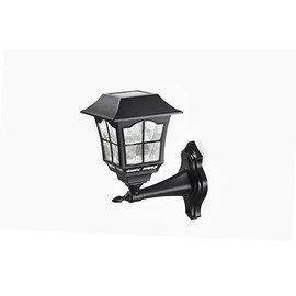 pathscapes pathscapes W58342 4pk Black Solar Wall Light