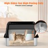 URPOWER Stainless Steel Cat Litter Box with Lid Extra Large