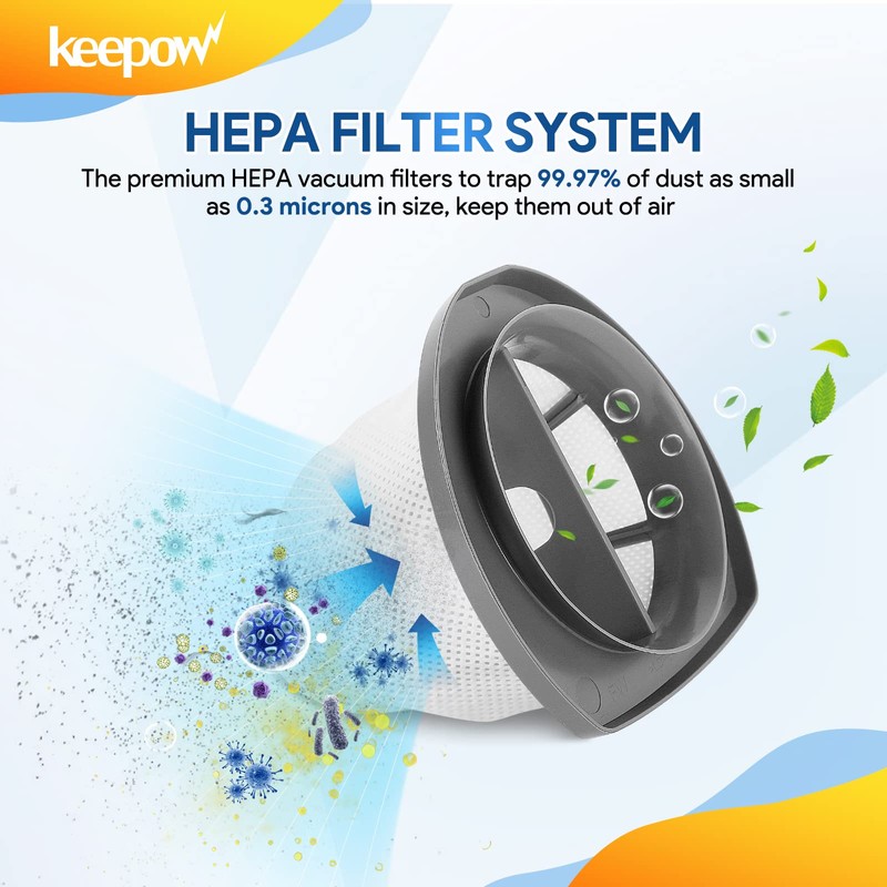 KEEPOW Featherweight Replacement Filters Compatible with Bissell Featherweight Stick Lightweight