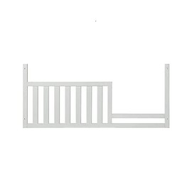 Toddler Bed Safety Guard Rail for Westwood Design Convertible Cribs - Solid Wood Rail for Convertible Crib to Toddler Bed Conversion - Safety Rails for Children's Beds (Seashell White, Taylor)
