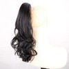 DIGUAN 13 Inches Ombre Claw Clip In Wavy Loose curly