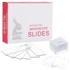 Microscope Slides and Covers Kit 50 Pcs Pre-Cleaned Blank Glass