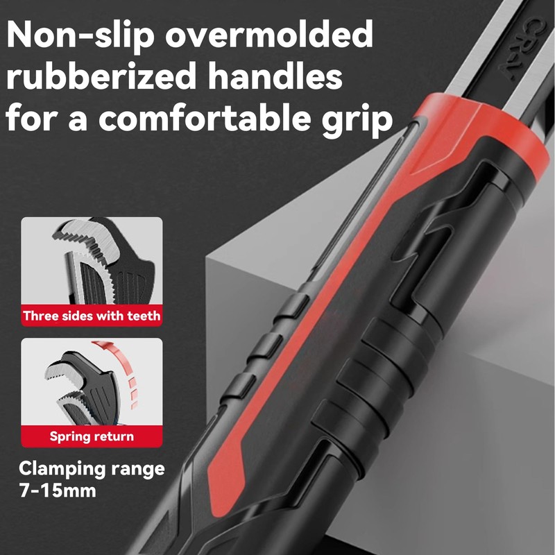 Multi Function Adjustable Spanner, Self Adjusting Wrench 6", Small Adjustable