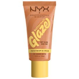 NYX Professional Makeup NYX Professional Makeup Buttermelt Glaze Foundation 03 Cashew Butta with SPF 30 - Liquid Foundation with Nourishing Mango and Shea Butter, 30 ml