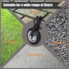 Auxdee 6" Heavy Duty Gate Wheel Pack of 1, Farm