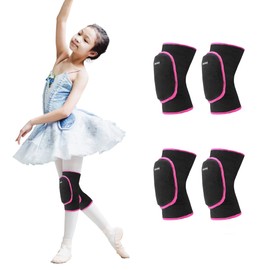 EULANT 2 Pairs Volleyball Knee Pads,Soft Sports Knee Protectors for Dance Wrestling Artistic Gymnastics Skating Rugby Scooter,Also Work as Elbow Pads