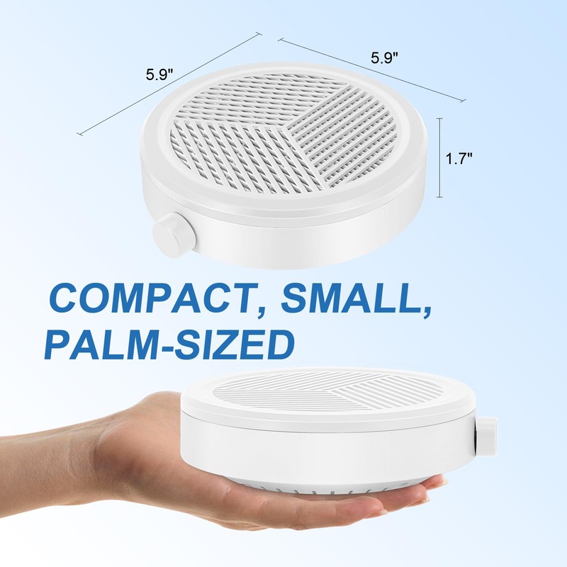 Mini Nail Dust Collector, Adjustable Suction, Powerful Nail Vacuum Dust