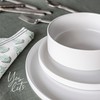 over&back Stackable Cereal Bowl Set - Stoneware Dishes - Comes