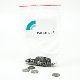 DAUMLINK® Body Washer Material Stainless Steel V2A (Pack of 25), Large Washer (5.3X15X1.5)