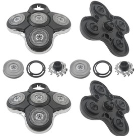 2x Head Shaver Replacement Blades for Bald Men, Electric Razor Head - Eady to Clean and Whole Body Washable by Xspeedonline