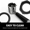 MIMORE Funnel for Ninja Luxe Cafe - Black Espresso Machine