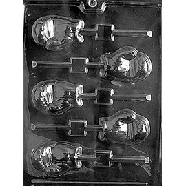 Grandmama's Goodies S050 Boxing Glove Lollipop Sucker Chocolate Candy Soap Mold with Exclusive Molding Instructions … (1)