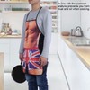 3D Funny Cooking Apron Sexy Man Woman Apron Waterproof Apron(B)