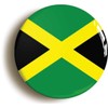 Ozorath JAMAICA FLAG BADGE BUTTON PIN (Size is 1inch/25mm diametr)