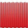 14 Pack Glowing Red Tapers Candles- 10-Inch unscented Candles for