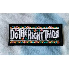 Unbranded Do The Right Thing Patch - 80s film - new york - brooklyn - culture 90s