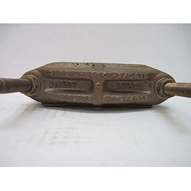 Burndy GAR2126 Fence Post Grounding Connector, 3-1/2 I.P.S Tube, 3-1/2" - 4" Rod Size, 4 Sol. - 2/0 Str. Cable, 5-3/8" Width, 6-1/4" Length