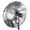 Glow Easy Lock Medium Deep Silver Fiberglass Umbrella (33")
