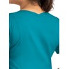 Maevn Matrix Double V-Neck Scrub Top (Medium, Teal Blue)