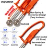 Hooded Scoop with Colorful Handle, Stainless Steel, Size 13 (#100)