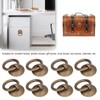 10Pcs Drawer Handles Premium Brass Durable Rustproof Vintage Style Antique