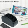 molshine Remote Control Holder with 5 Compartments,Pu Leather Office Organization