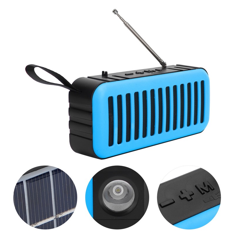 D6‑2 Wireless Bluetooth Speaker Mini Portable Solar Powered Subwoofer Support