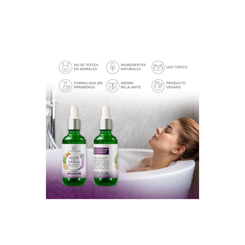 Naturalness - Aceite Relajante para Masaje Relajación Profunda 30 ml