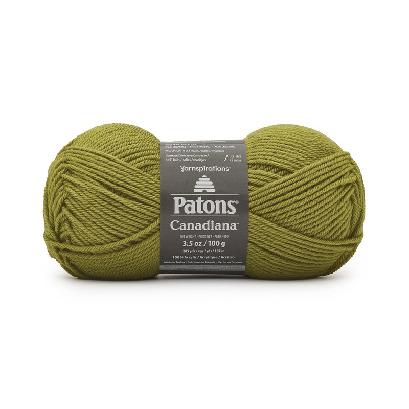 Spinrite Patons Canadiana Yarn - Solids-Spring Green