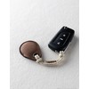 Crazy Horse Craft Nordic Lithuania Airtag Case Leather Key Chain