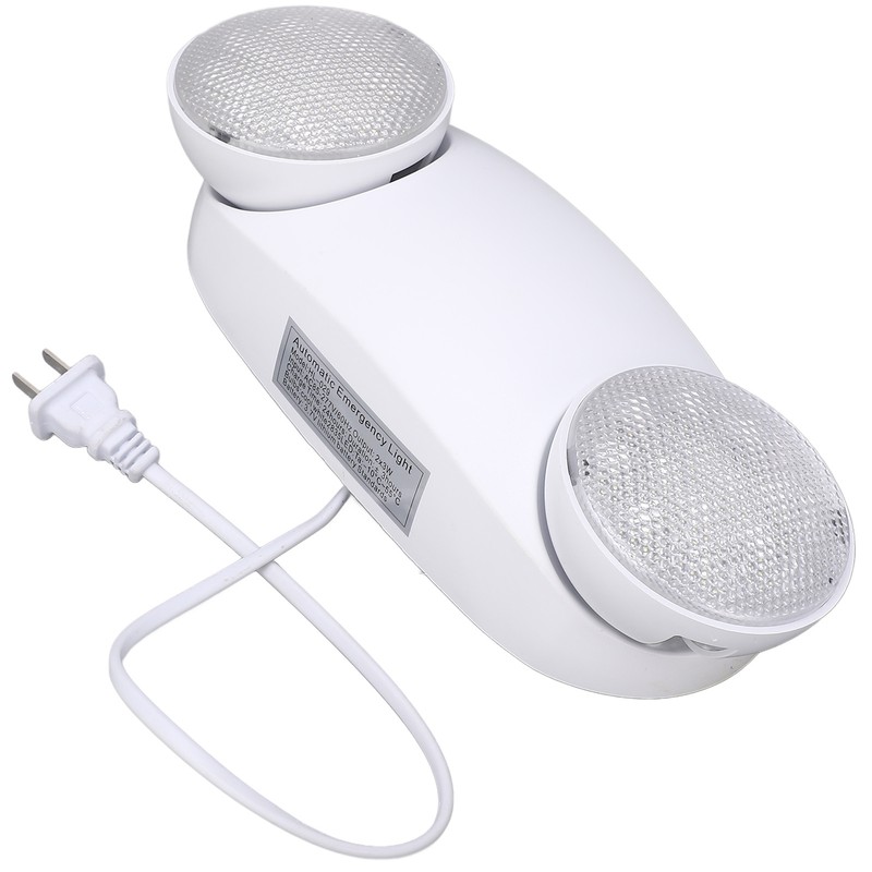 LED Emergency Light Two Head Adjustable Commercial Emergency Lighting Fixtures